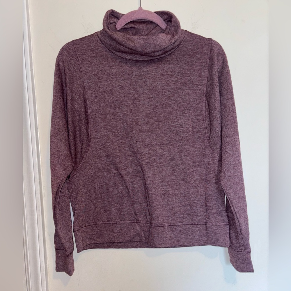 Avia Purple Turtleneck Sweater Soft Knit Classic